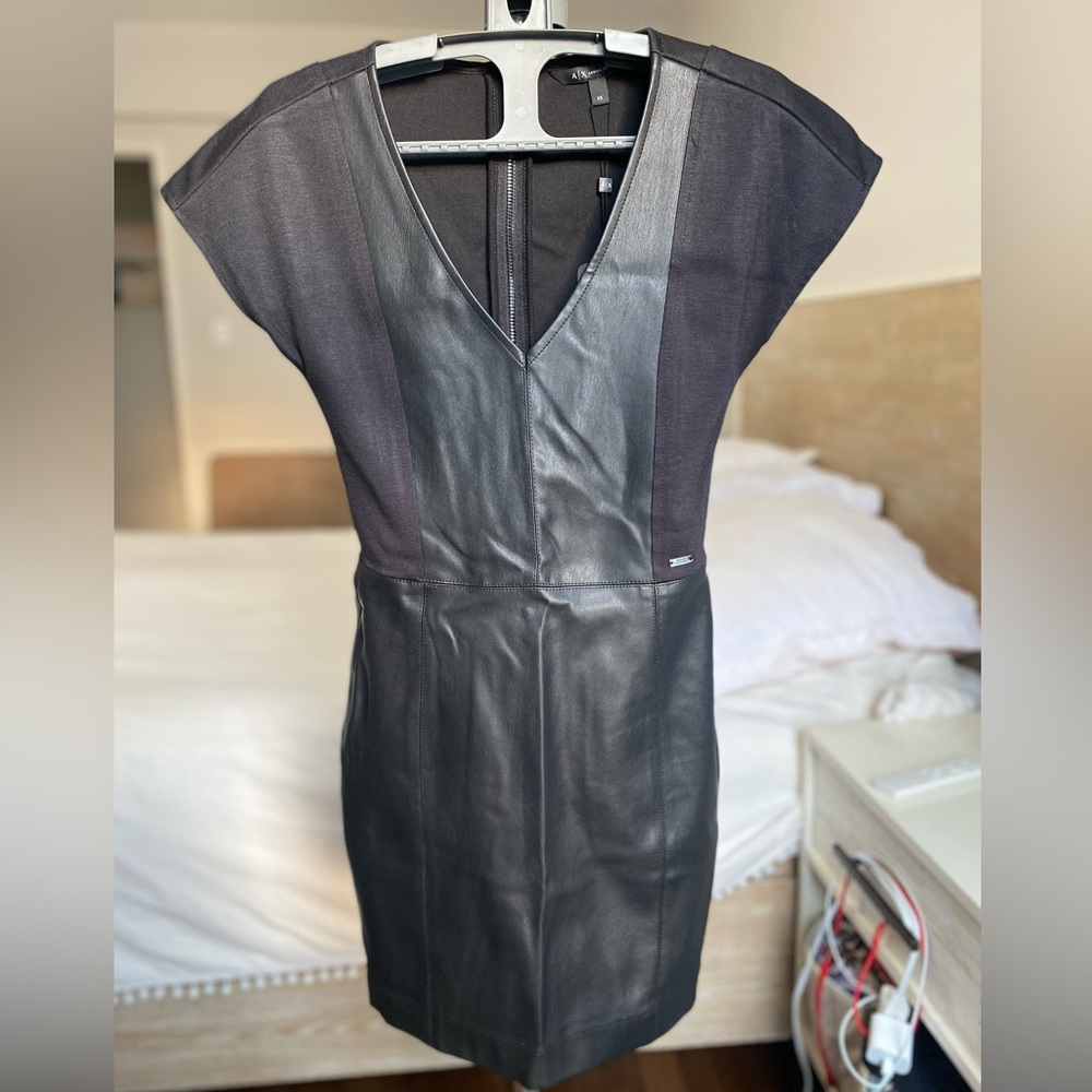 Women’s Armani Exchange black mini dress